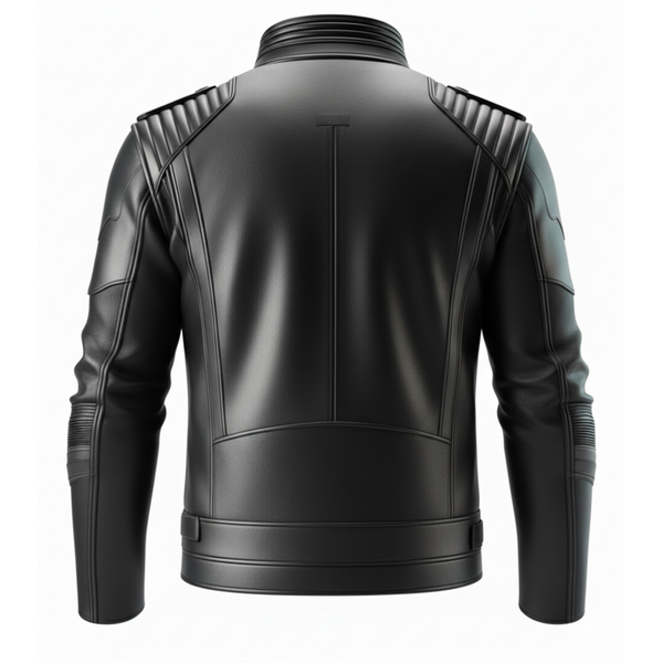 Men's Obsidian Sentinel Tactical Leather Jacket – BLACKFORGE LEATHER