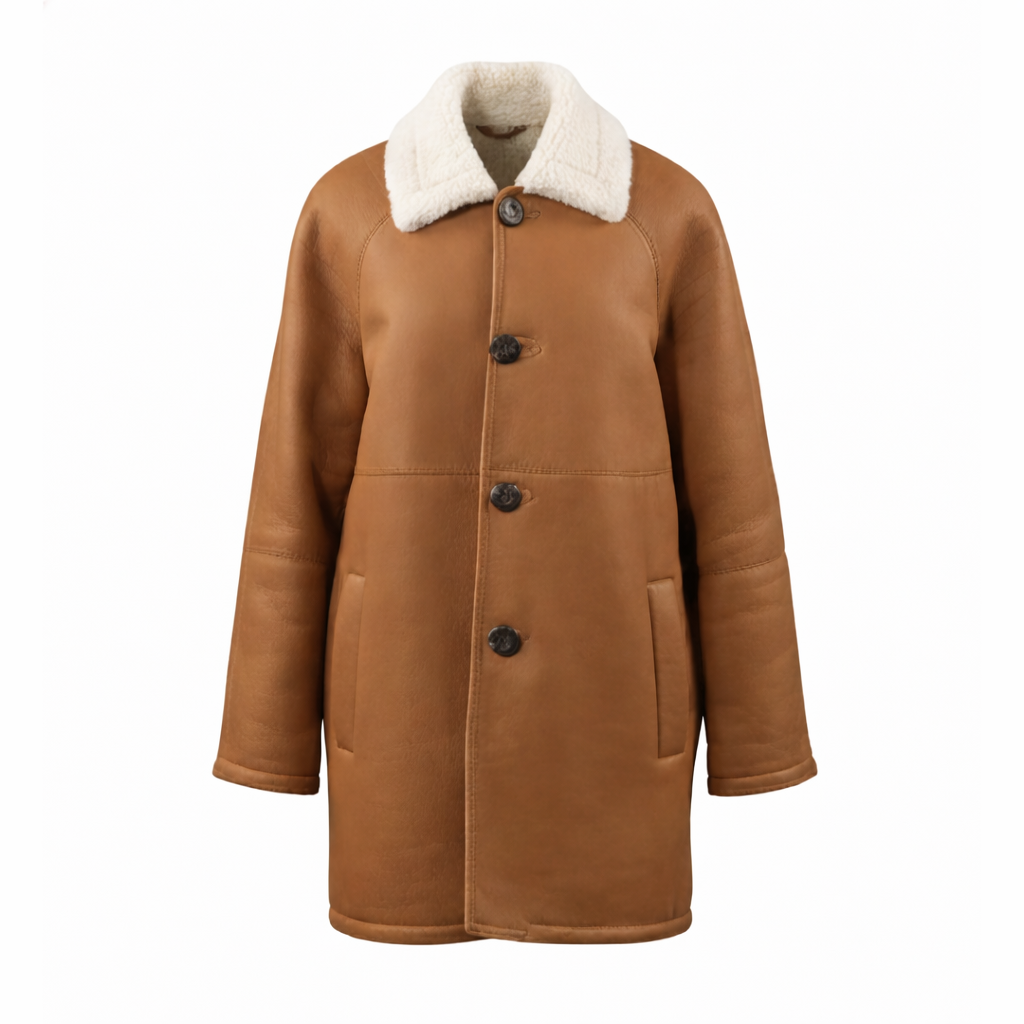 Women's Heritage Shearling Long Coat.