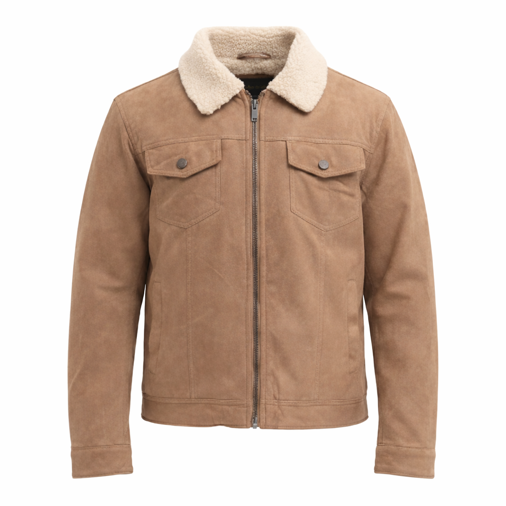 Men's Heritage Suede Trucker Jacket