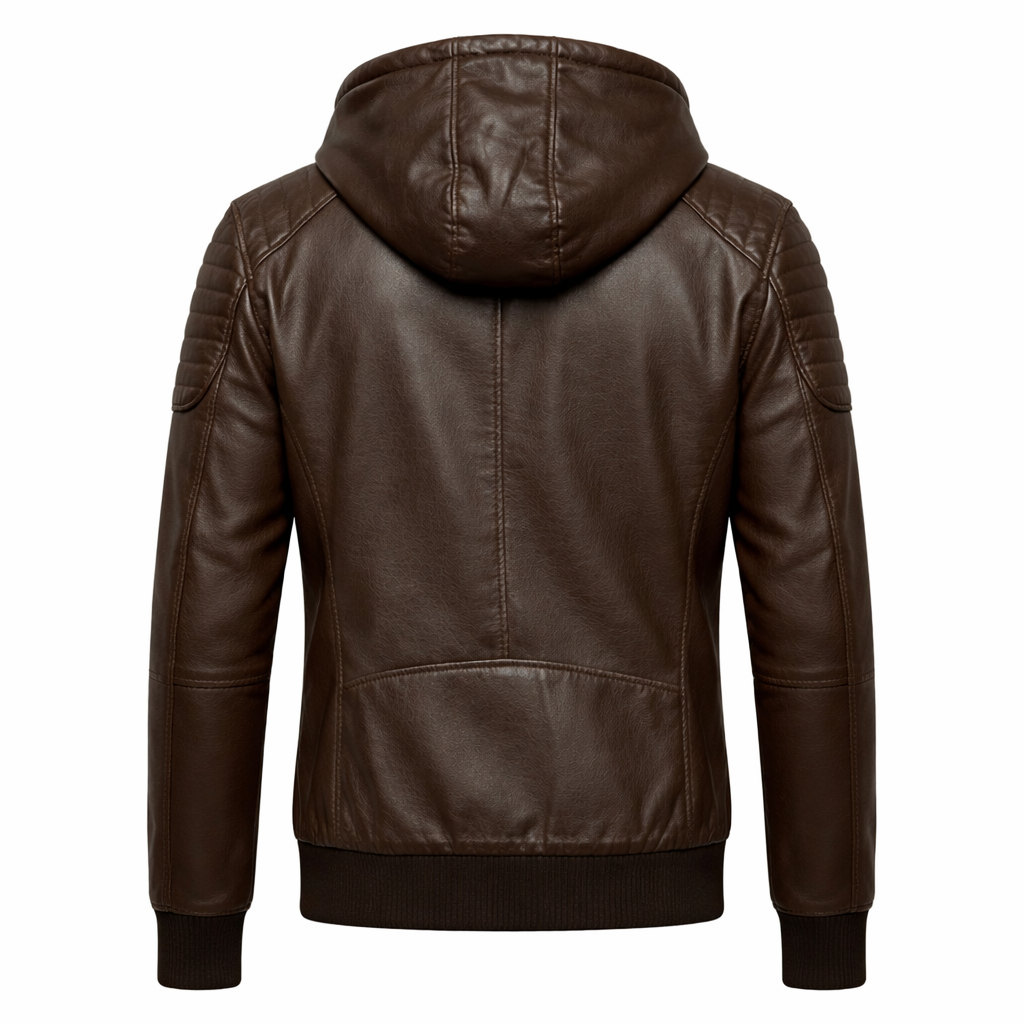 Men's Ironwood Hooded Leather Jacket