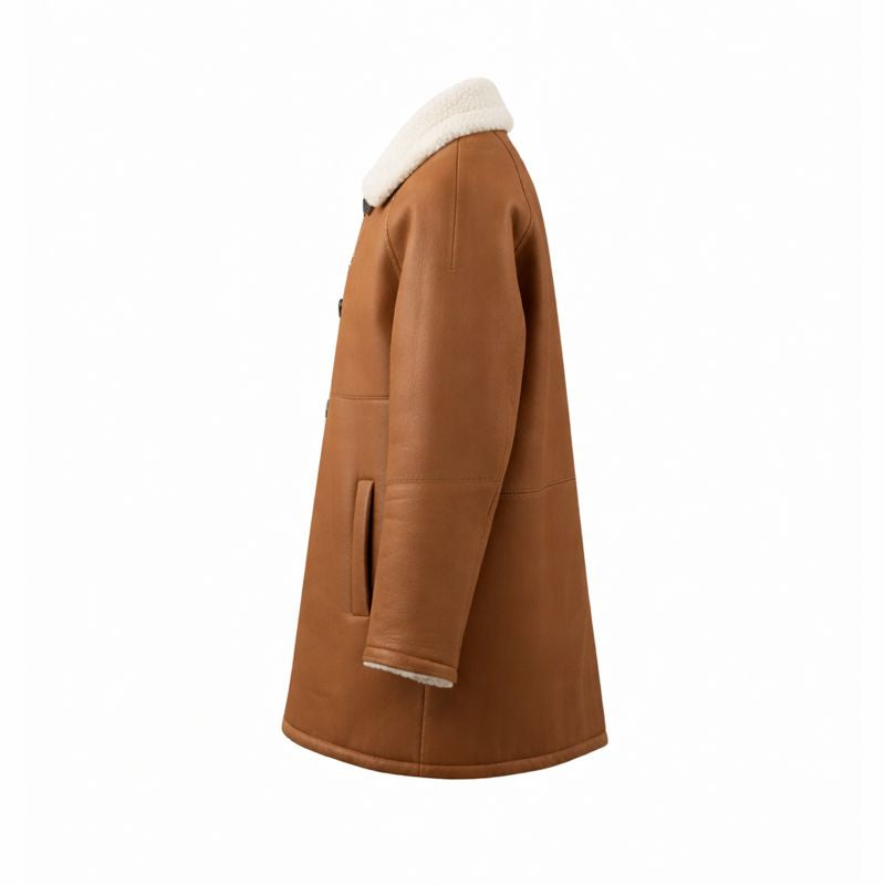 Women's Heritage Shearling Long Coat.