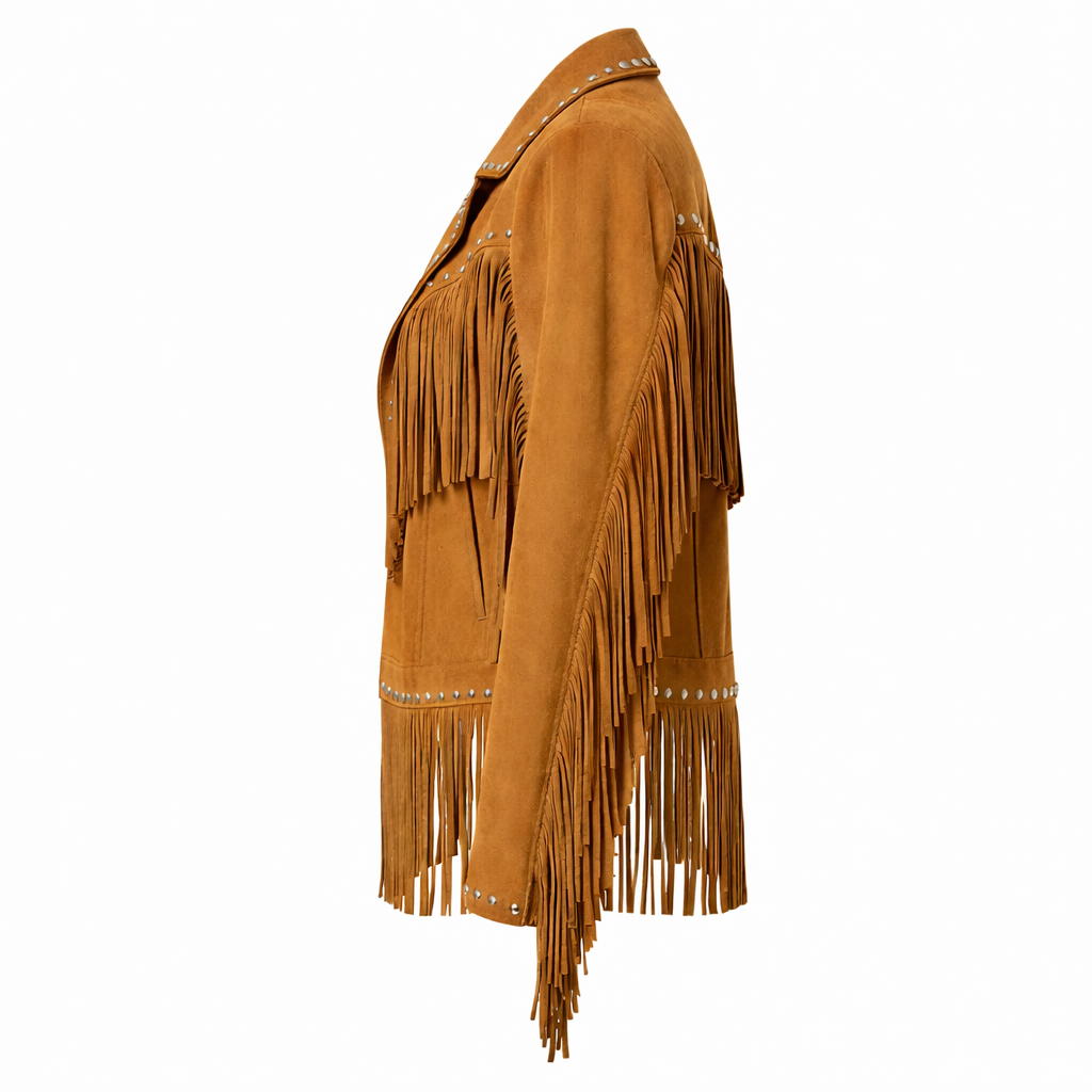 Women's Suede Fringe Jacket