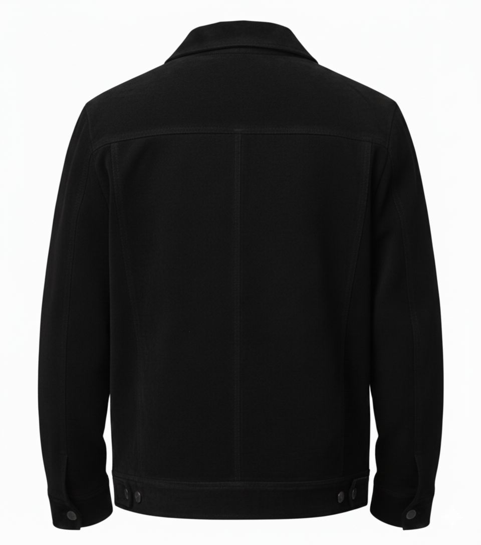 Men's Midnight Suede Trucker Jacket