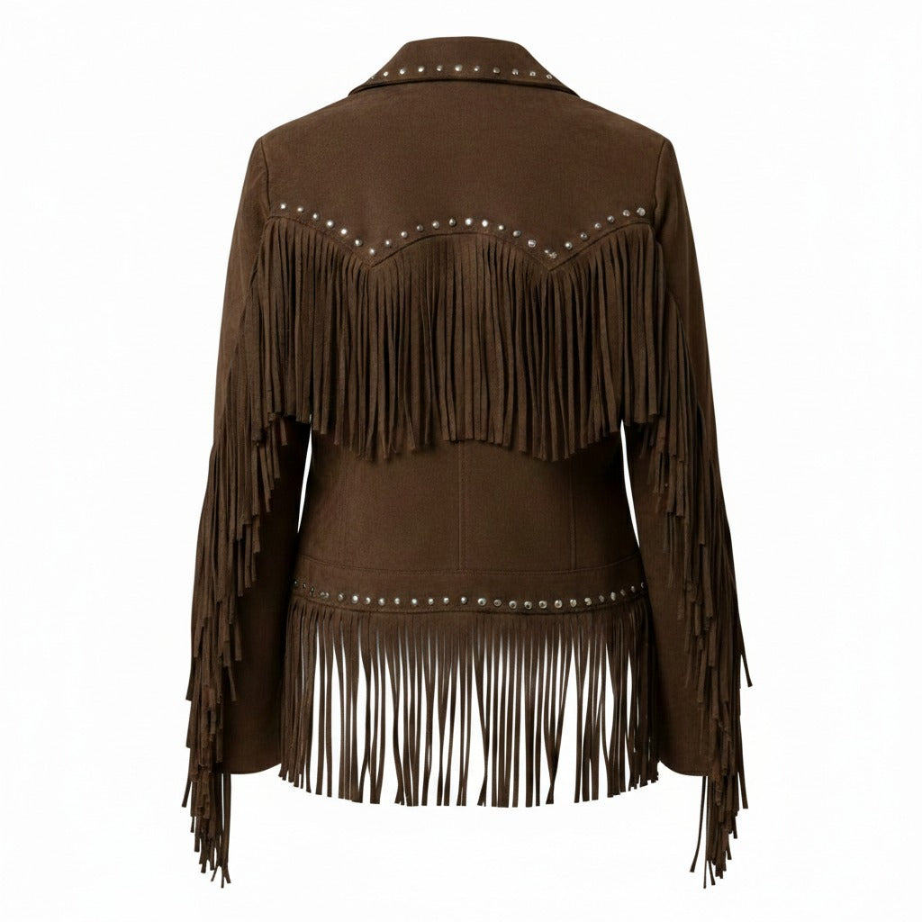 Women's Suede Fringe Jacket