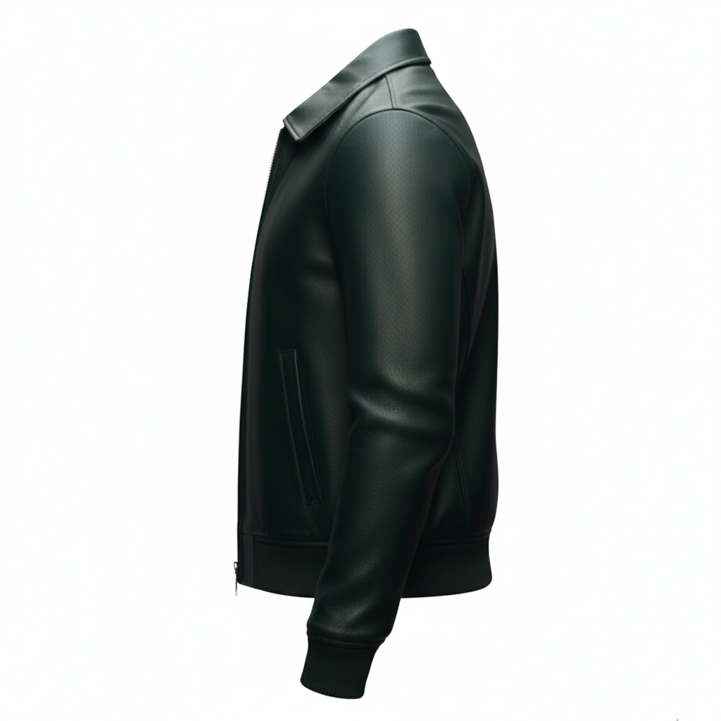 Men's Emerald Leather Jacket