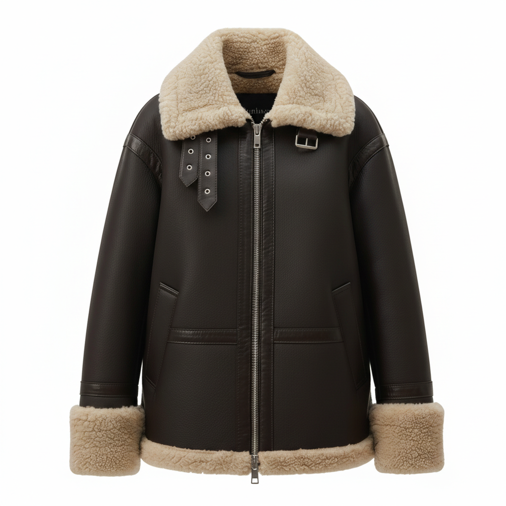 Women's Aspen Shearling Aviator Jacket