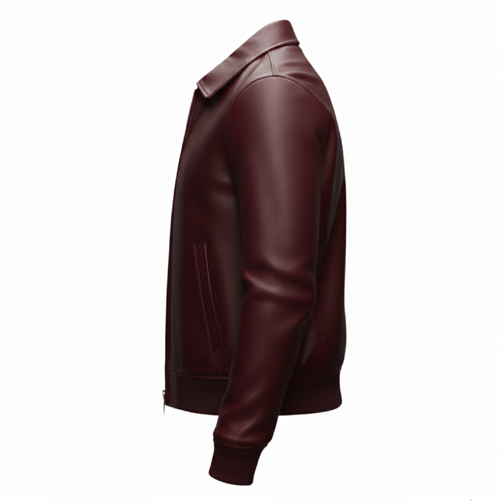 Men's Bomber Leather Jacket