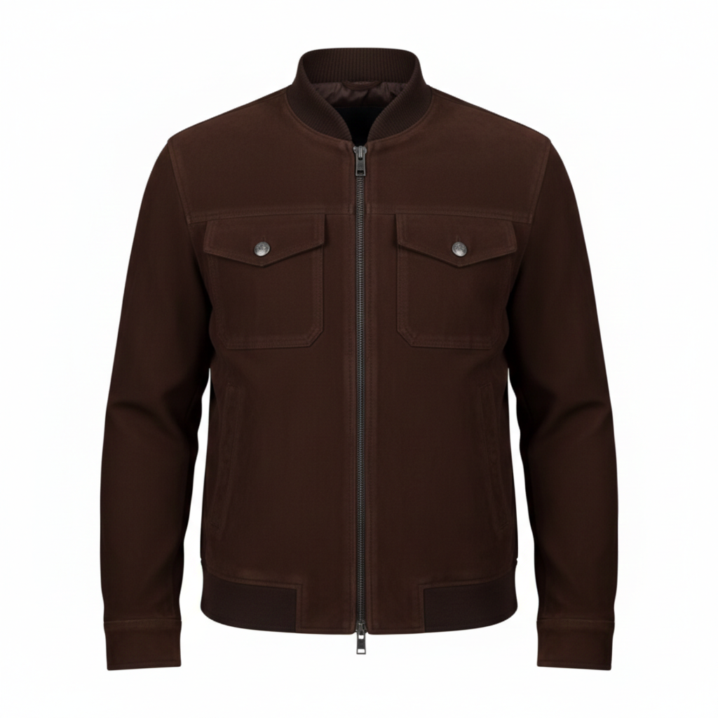 Men's Heritage Suede Bomber Jacket