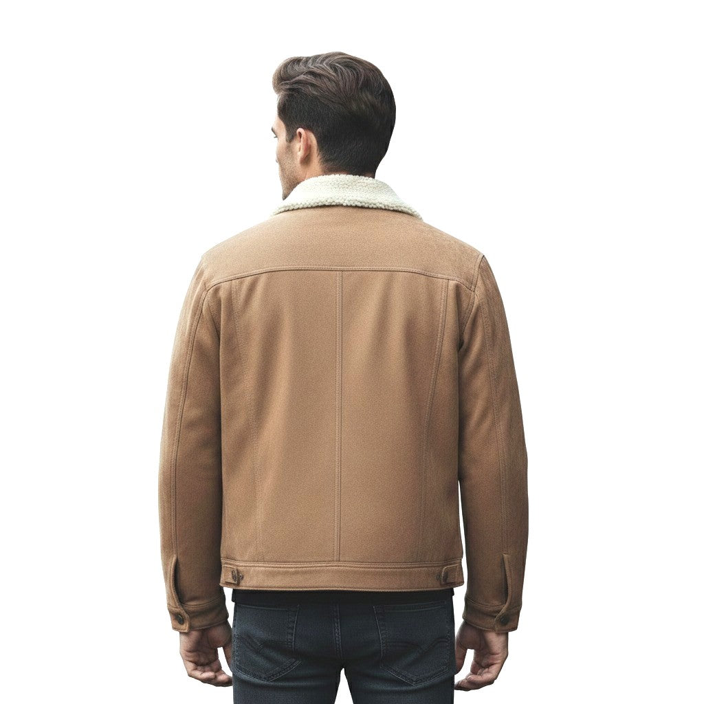 Men's Heritage Suede Trucker Jacket