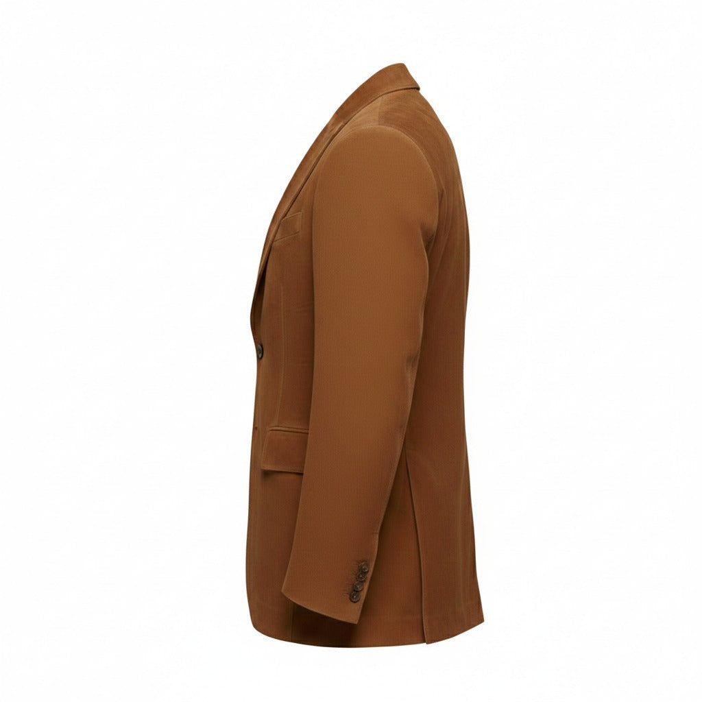 Men's Suede Tailored Blazer