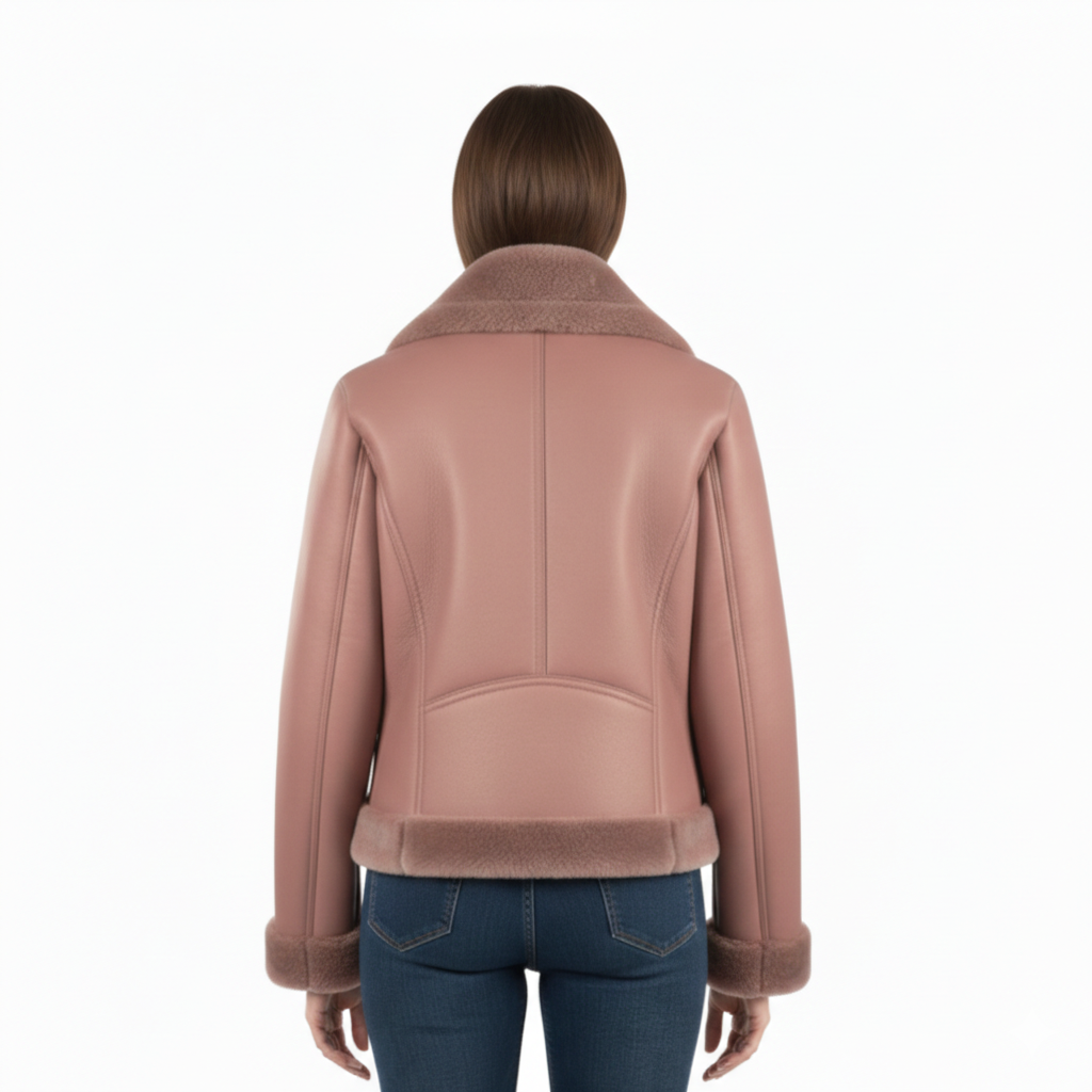 Women's Shearling Aviator Jacket