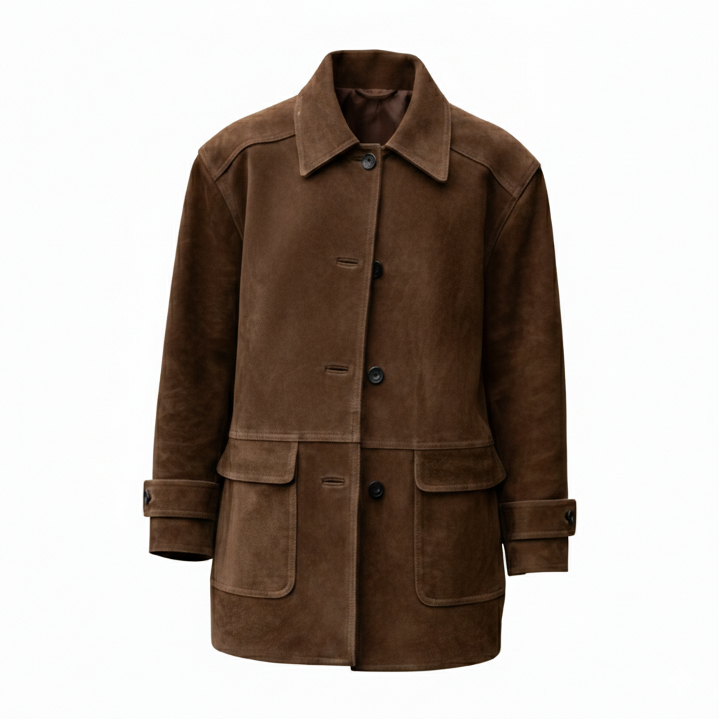 Women's Suede Field Coat