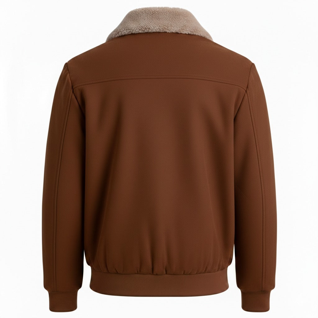 Men's Suede Aviator Bomber