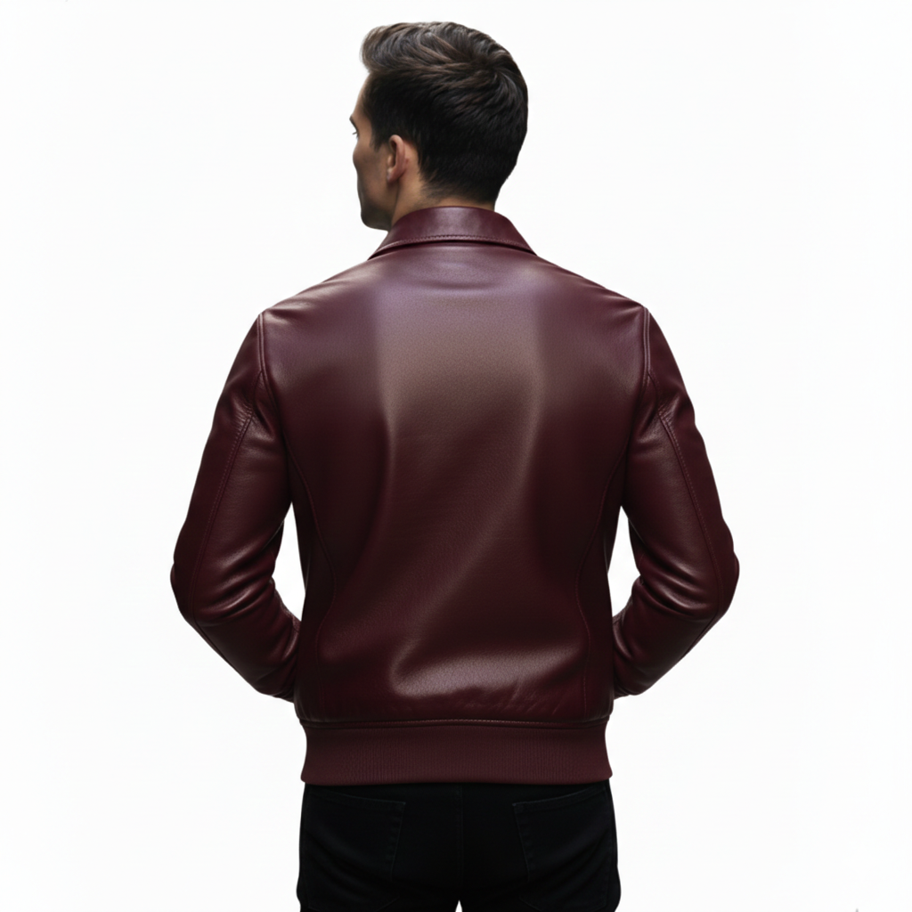 Men's Bomber Leather Jacket