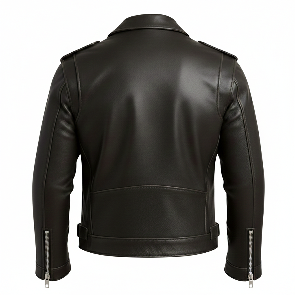 Men's Cafe Racer Leather Jacket