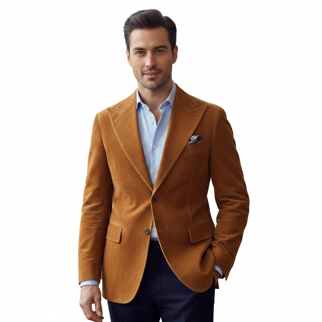 Men's Aurelius Honey Suede Coat