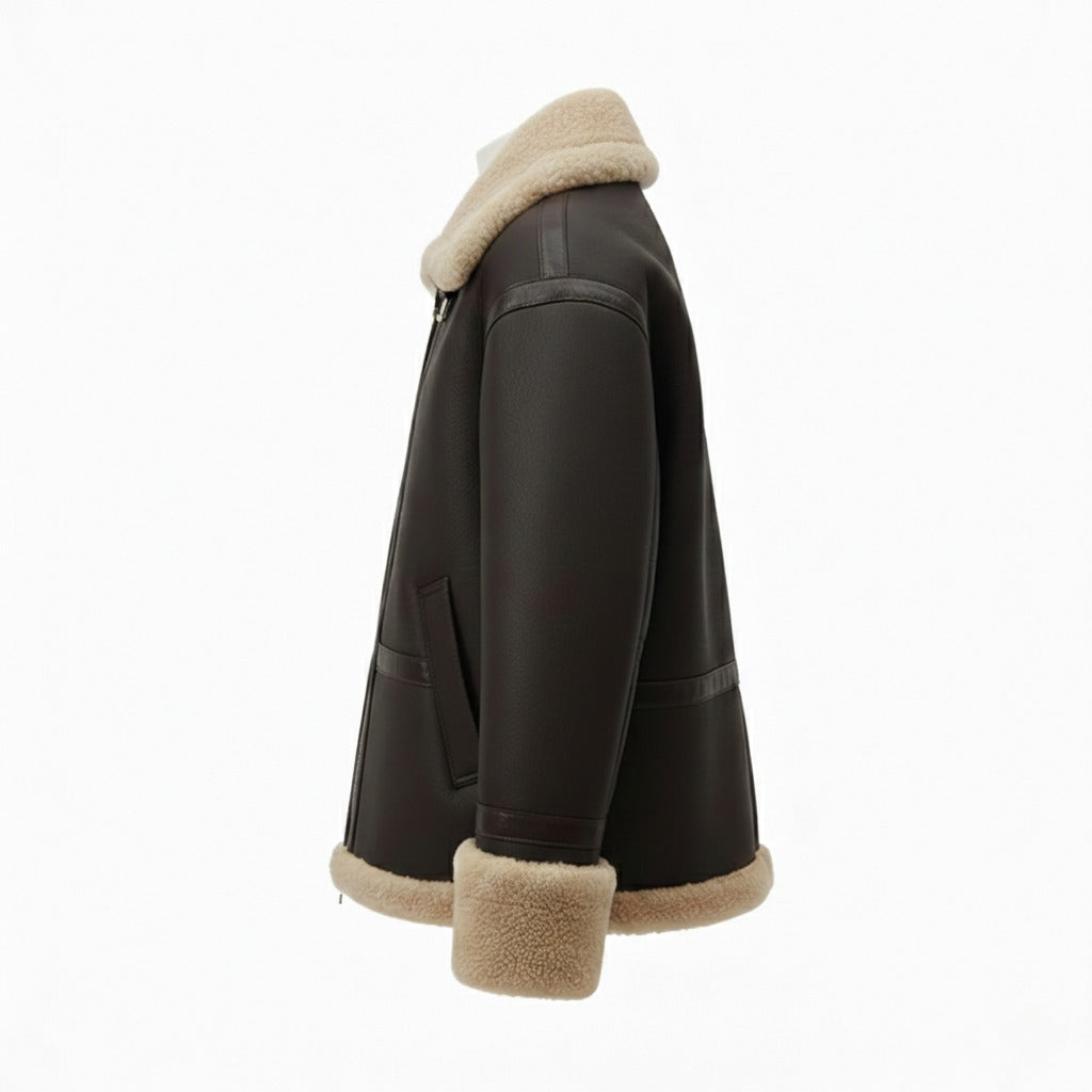 Women's Aspen Shearling Aviator Jacket