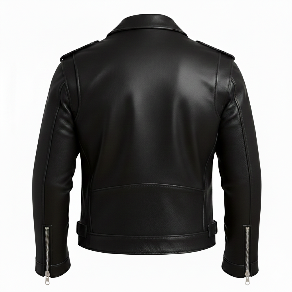Men's Obsidian Ace Leather Jacket