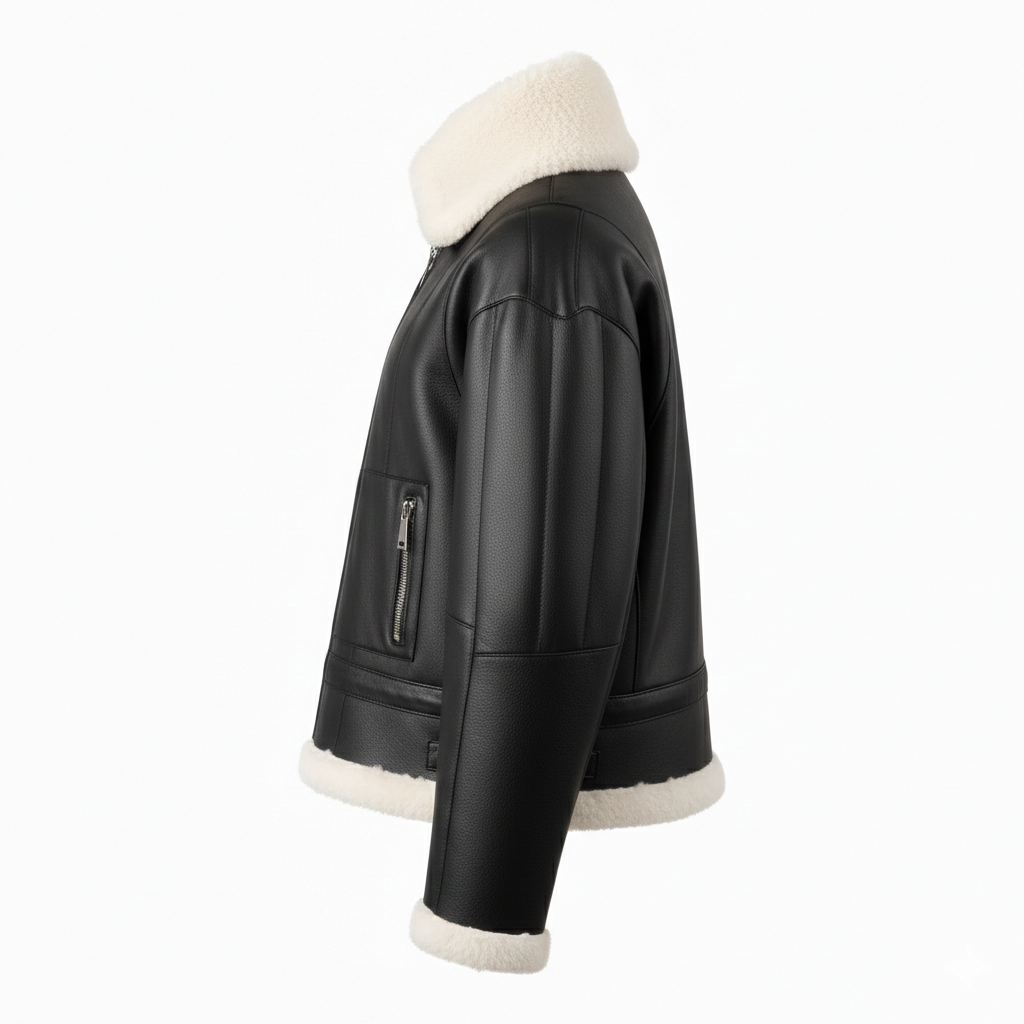 Women's Arctic Noir Shearling Aviator