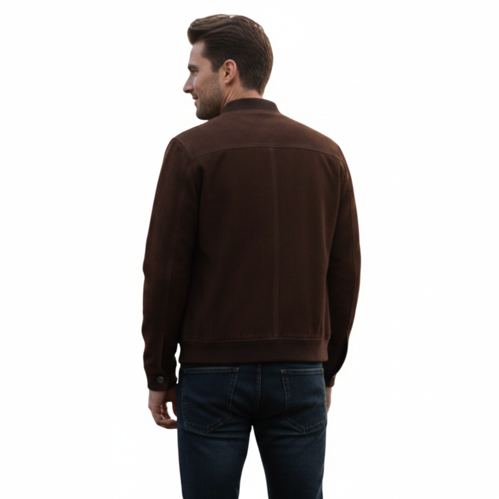 Men's Heritage Suede Bomber Jacket
