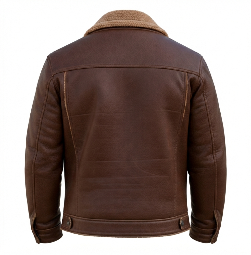 Men's Heritage Leather Shearling Jacket