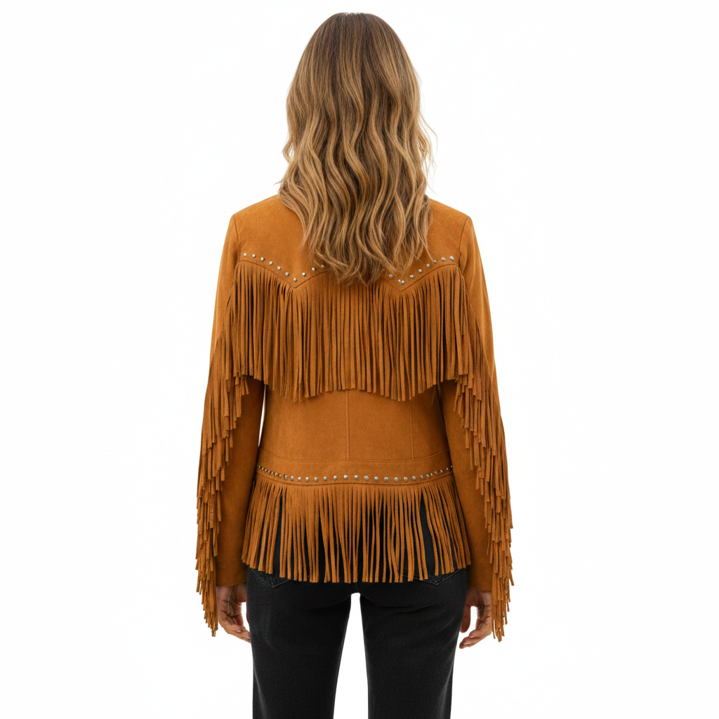 Women's Suede Fringe Jacket
