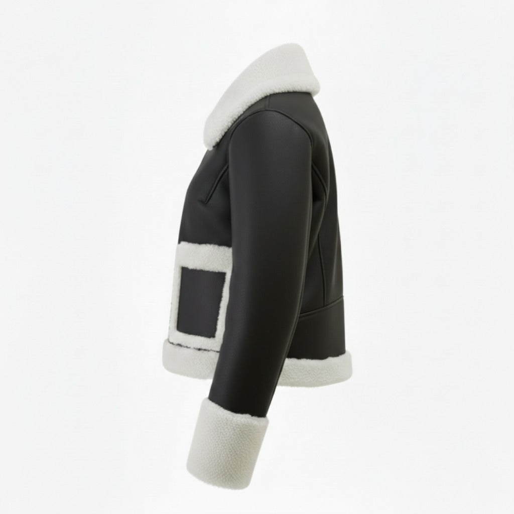 Women's Aviator Shearling Jacket