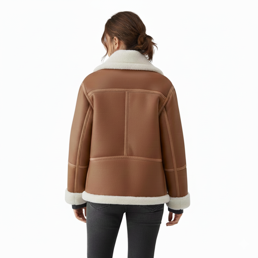 Women's Alpine Shearling Aviator Jacket