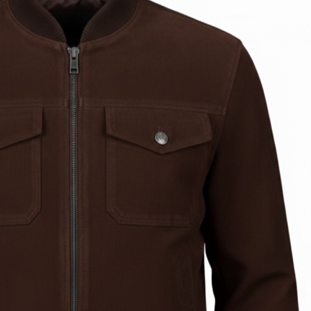 Men's Heritage Suede Bomber Jacket