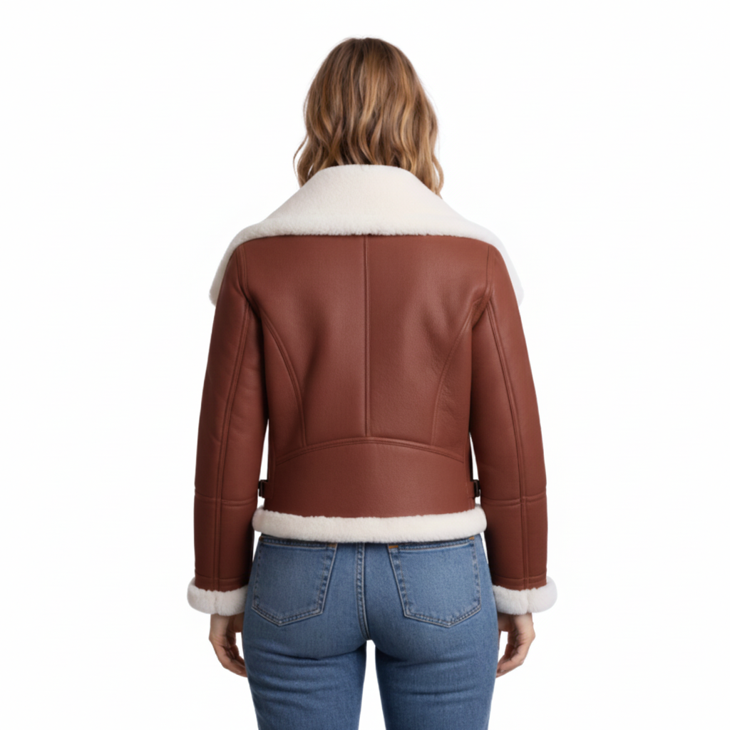 Women's Sienna Shearling Aviator Jacket