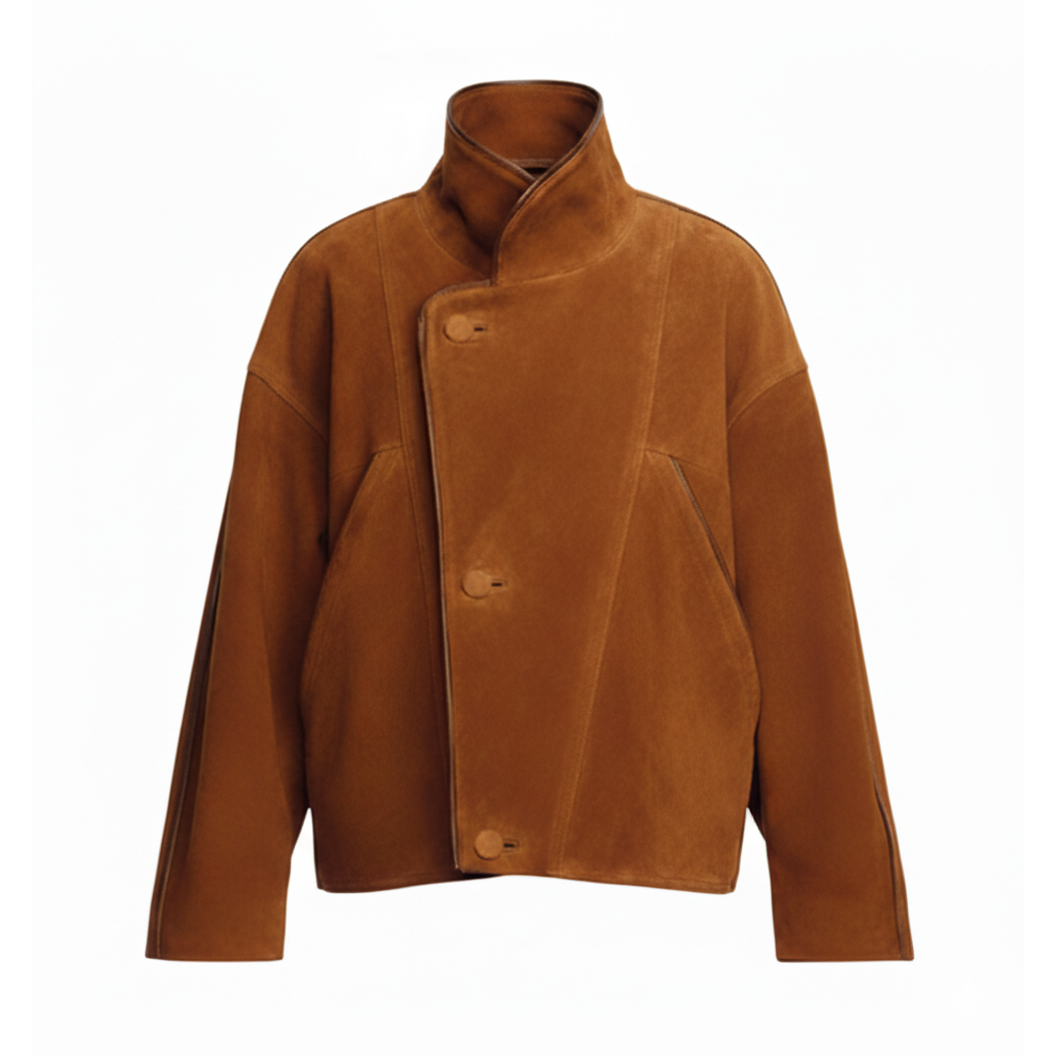 Women's Suede Kimono Jacket