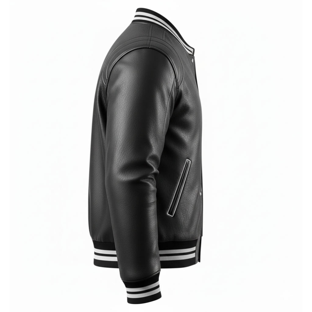 Men's Maverick Varsity Leather Jacket