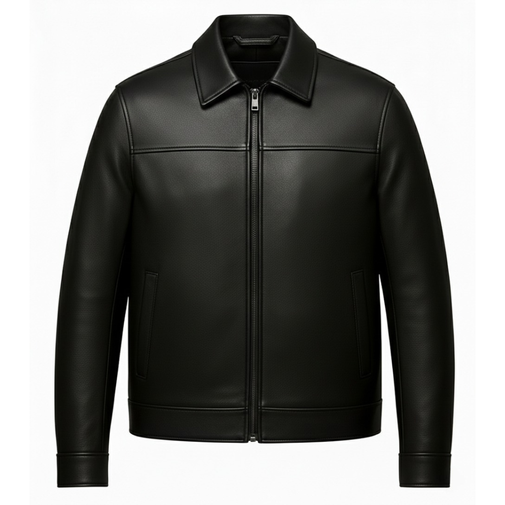 Men's Urban Minimalist Leather Jacket