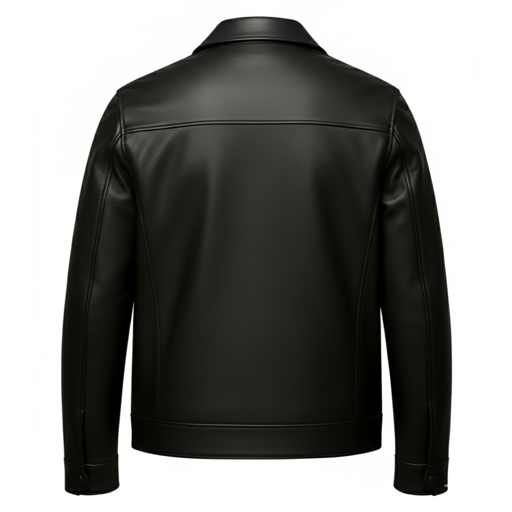 Men's Urban Minimalist Leather Jacket