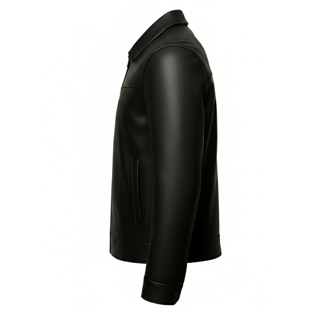 Men's Urban Minimalist Leather Jacket