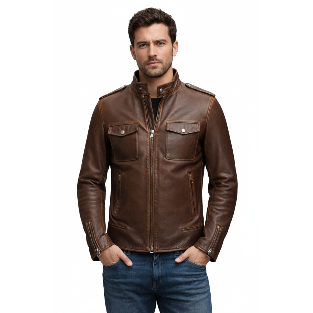 Men's Heritage Field Leather Jacket