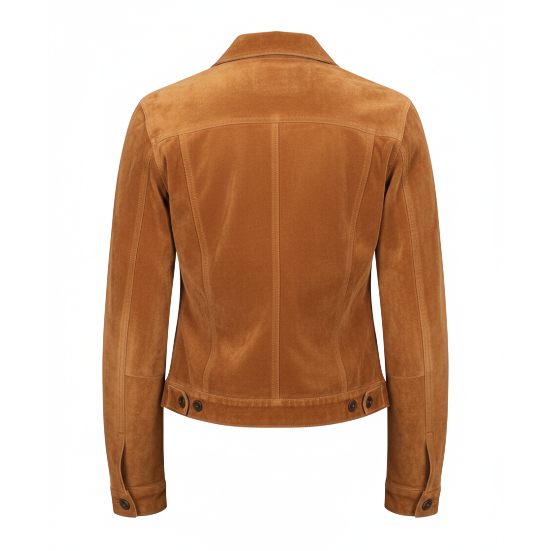 Women's Suede Trucker Jacket