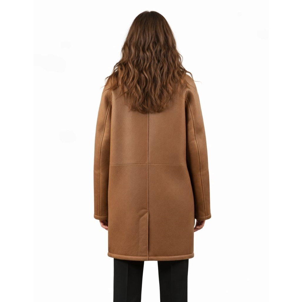 Women's Heritage Shearling Long Coat.