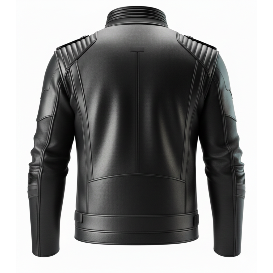 Men's Obsidian Sentinel Tactical Leather Jacket – BLACKFORGE LEATHER Men's Obsidian Sentinel Tactical Leather Jacket – BLACKFORGE LEATHER